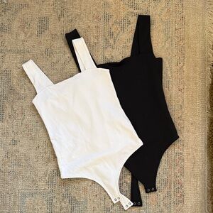 Set of 2 Abercrombie & Fitch Black and White Bodysuits